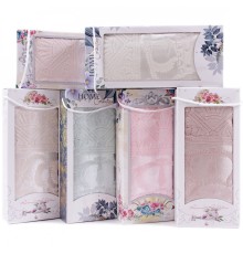 Набор полотенце велюр-махра 7263 Б