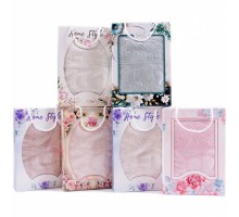 Набор полотенце велюр-махра 7263 Л