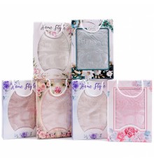 Набор полотенце велюр-махра 7263 Л