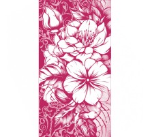 Полотенце махровое жаккардовое пестротканое Вдохновение 7814