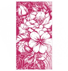 Полотенце махровое жаккардовое пестротканое Вдохновение 7814