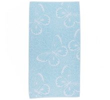Полотенце махровое жаккардовое пестротканое Бабочки 7815
