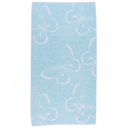 Полотенце махровое жаккардовое пестротканое Бабочки 7815 в Красноярске