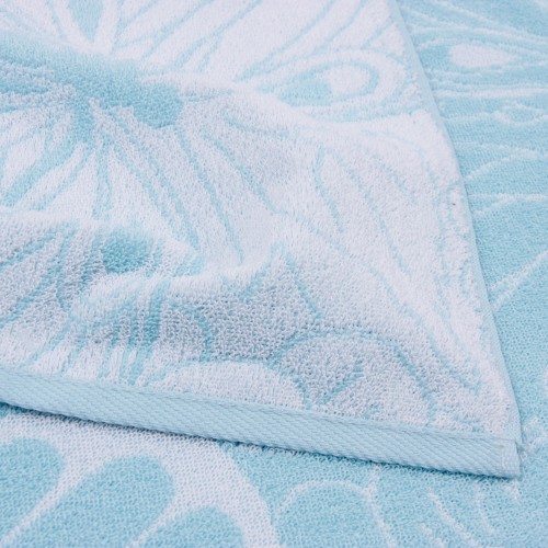 Полотенце махровое жаккардовое пестротканое Бабочки 7815 в Красноярске