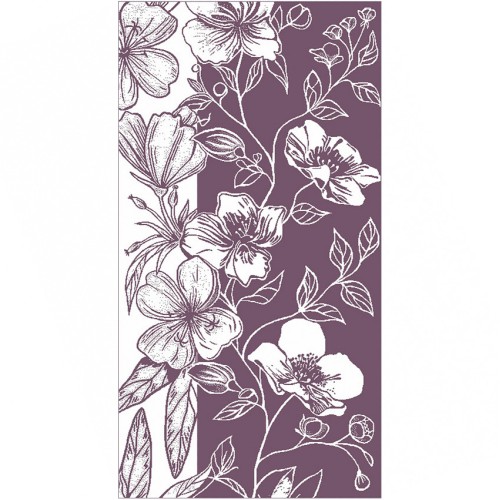 Полотенце махровое жаккардовое пестротканое Мак садовый 7796 из Иваново