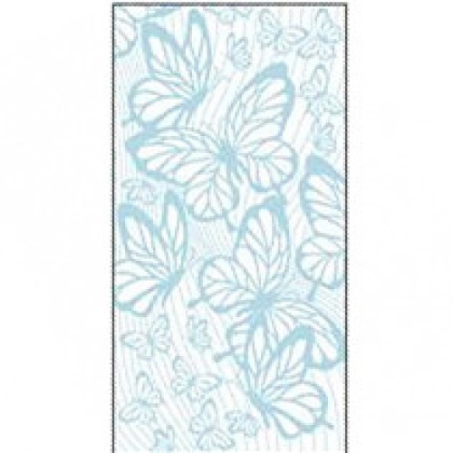 Полотенце махровое жаккардовое пестротканое Райские бабочки 8093 из Иваново