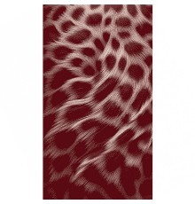 Полотенце махровое жаккардовое пестротканое Мягкий гепард 8124