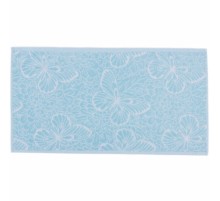 Полотенце махровое пестротканое жаккардовое Бабочки-2 7816