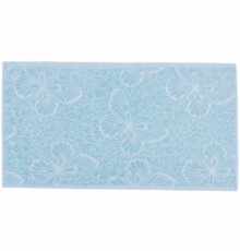 Полотенце махровое пестротканое жаккардовое Бабочки-2 7816