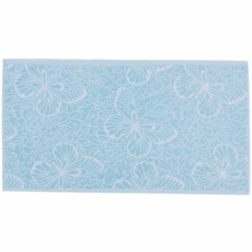 Полотенце махровое пестротканое жаккардовое Бабочки-2 7816 в Красноярске