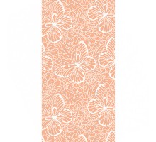 Полотенце махровое пестротканое жаккардовое Бабочки-2 7816