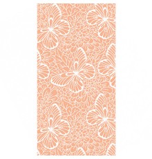 Полотенце махровое пестротканое жаккардовое Бабочки-2 7816