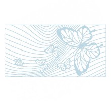 Полотенце махровое пестротканое жаккардовое Райские бабочки-3 8095