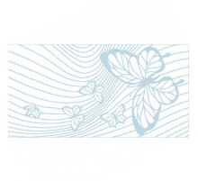 Полотенце махровое пестротканое жаккардовое Райские бабочки-3 8095