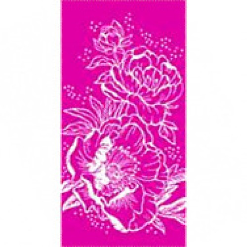 Полотенце махровое пестротканое жаккардовое Пионы-3 8101 из Иваново