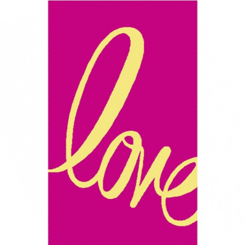 Полотенце махровое  жаккардовое пестротканое Love 8136 из Иваново