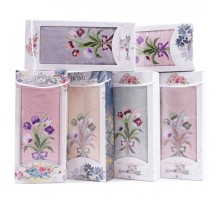 Набор полотенце махровое H70 в коробке Б