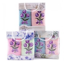 Набор полотенец микрофибра  LM80-6 в сумочке Р+Р