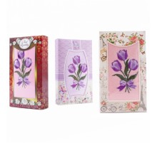 Набор полотенце микрофибра LM80-6 в шоколадке Р