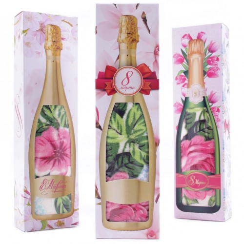 Набор полотенце микрофибра LM76 в бутылочке Р из Иваново