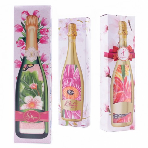 Набор полотенце микрофибра LM77 в бутылочке Р из Иваново