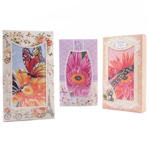 Набор полотенце микрофибра LM77 в шоколадке Р из Иваново