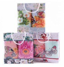 Набор полотенец микрофибра  LM77 в сумочке Р+Р