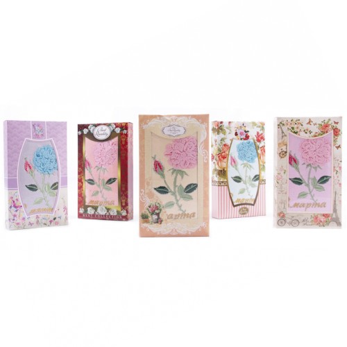 Набор полотенце микрофибра LM71 LM82 в шоколадке  Р из Иваново