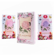 Набор полотенце микрофибра LM83 в шоколадке 8 марта Р