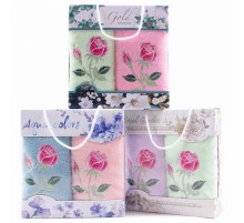 Набор полотенец микрофибра  LM81-6 в сумочке Р+Р