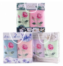 Набор полотенец микрофибра  LM81-6 в сумочке Р+Р