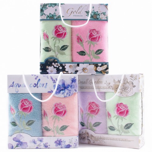 Набор полотенец микрофибра  LM81-6 в сумочке Р+Р из Иваново