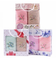 Набор полотенец микрофибра  16038 в сумочке МР+МР