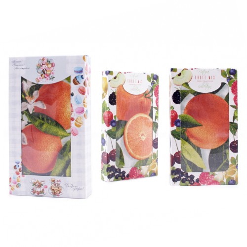 Набор полотенец из рогожки 40х75 см в шоколадке 29426-1 из Иваново