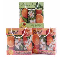 Набор полотенец рогожка 40х75 см в коробке 3 штуки 29426-1