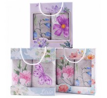 Набор полотенец рогожка 40х75 см в коробке 2 штуки 500131-1 тдл