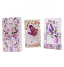 Набор полотенец из рогожки 40х75 см в шоколадке 813-1П рд