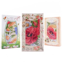 Набор полотенец из рогожки 40х75 см в шоколадке 18752-1 тк