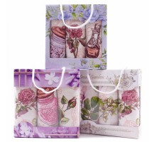 Набор вафельных полотенец 40х75 см 3 штуки в сумочке 30054-1 тк