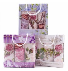 Набор вафельных полотенец 40х75 см 3 штуки в сумочке 30054-1 тк