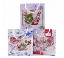 Набор вафельных полотенец 40х75 см 2 штуки в сумочке 30054-1 тк