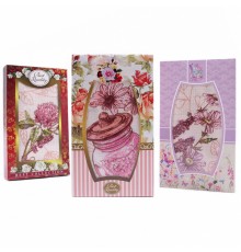 Вафельное полотенце 40х75 см 1 штука в коробке шоколадке 30054-1 тк