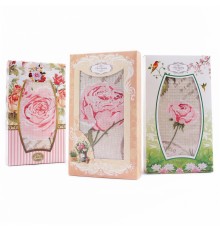 Вафельное полотенце 40х75 см 1 штука в коробке шоколадке 775-1 рд