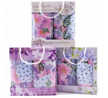 Набор вафельных полотенец 40х75 см 2 штуки в сумочке 804-1П рд