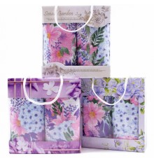 Набор вафельных полотенец 40х75 см 2 штуки в сумочке 804-1П рд