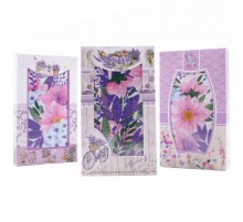 Вафельное полотенце 40х75 см 1 штука в коробке шоколадке 804-1П рд