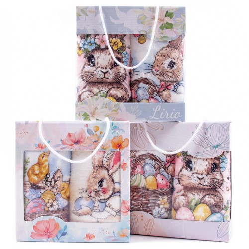 Набор полотенец микрофибра  98-1021 в сумочке МР+МР из Иваново