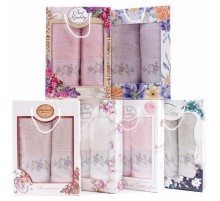 Набор полотенец махровых  4074 Б+Л