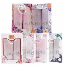 Набор полотенец махровых  4074 Б+Л