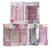 Набор полотенец махровых  4024 Б+Л